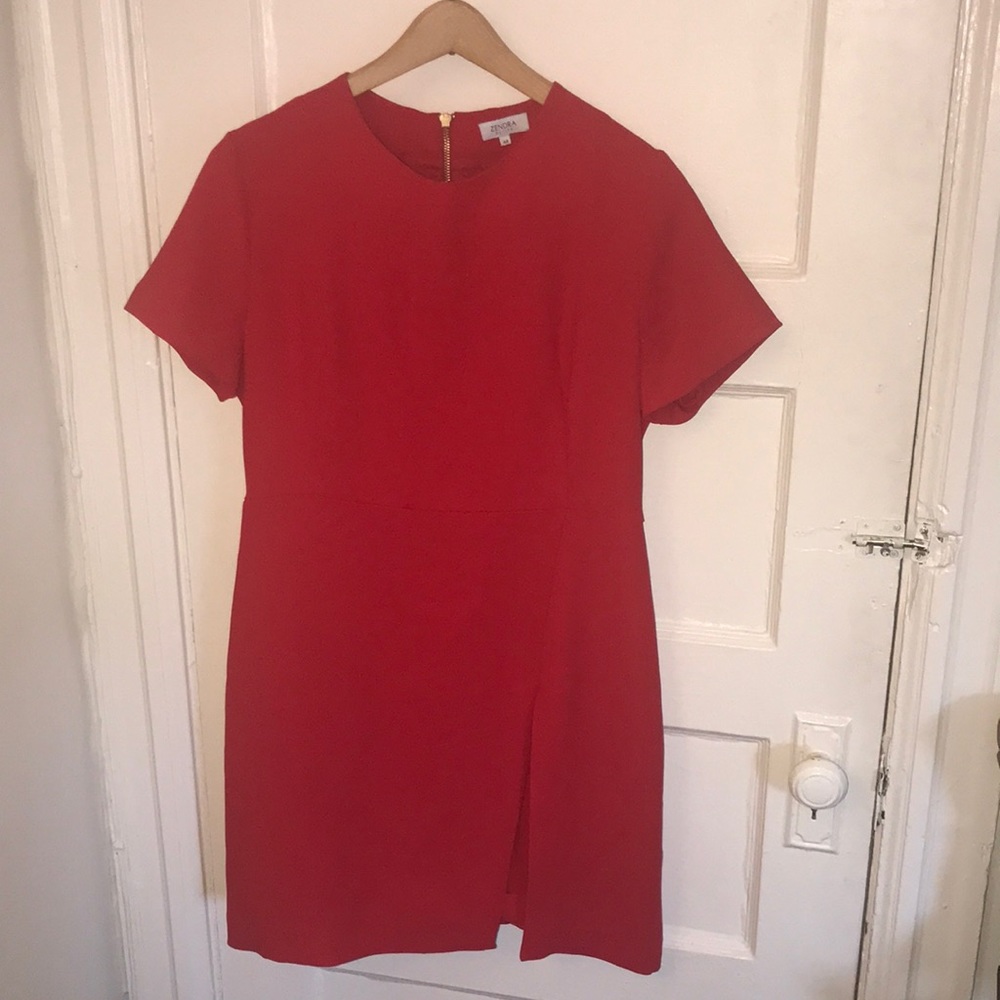 Zendra short red dress